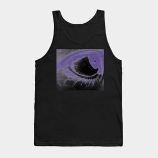 Purple Eye Edit - Relief Print Style - Photo Tank Top